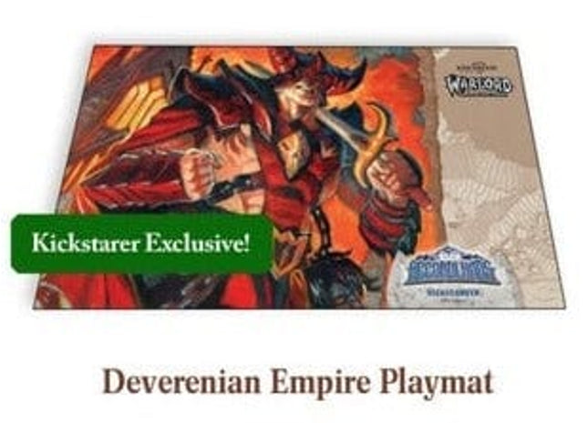 Gamers Guild AZ Warlord Warlord: Saga of the Storm CCG - Kickstarter Exclusive Deverenian Empire Playmat (Pre-Order) Kickstarter