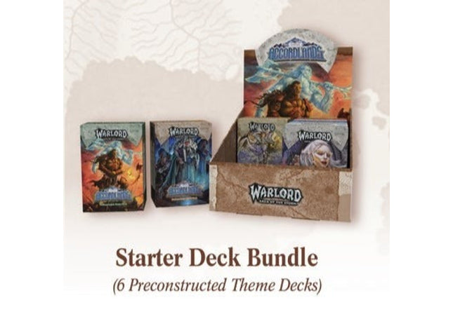 Gamers Guild AZ Warlord Warlord: Saga of the Storm CCG - Kickstarter Starter Decks Display (Pre-Order) Kickstarter