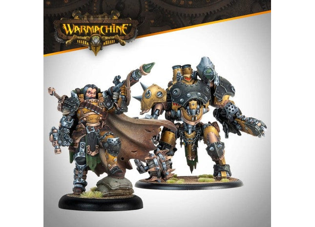 Gamers Guild AZ Warmachine Warmachine: Mercenary - Magnus the Unstoppable and Invicus (Super Heavy Warjack) (Pre-Order) AGD