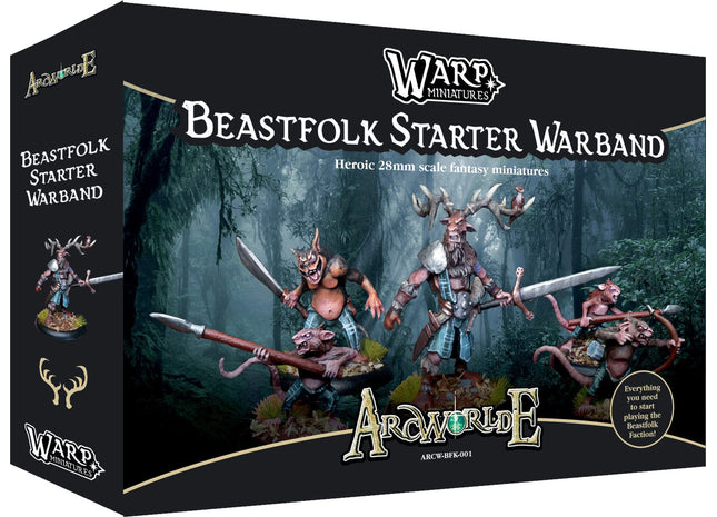 Gamers Guild AZ Warp Miniatures ArcWorlde 2E: Starter Warband - Beastfolk (Metal) (Pre-Order) Southern Hobby
