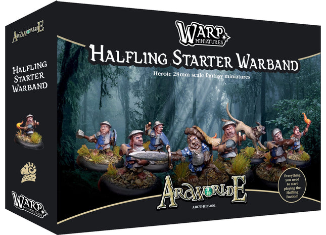 Gamers Guild AZ Warp Miniatures ArcWorlde 2E: Starter Warband - Halfling (Metal) (Pre-Order) Southern Hobby