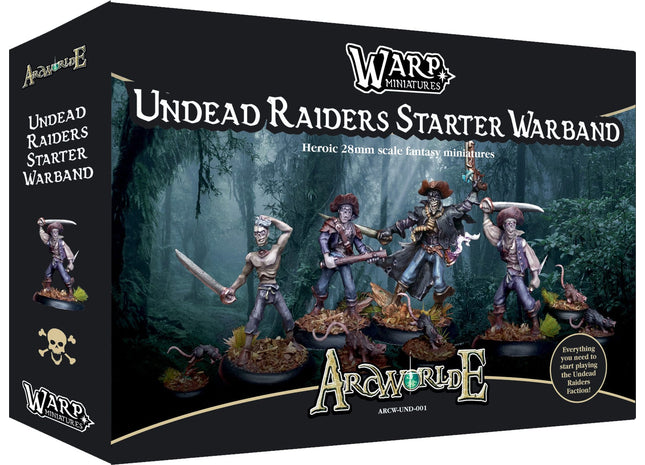 Gamers Guild AZ Warp Miniatures ArcWorlde 2E: Starter Warband - Undead Raiders (Metal) (Pre-Order) Southern Hobby