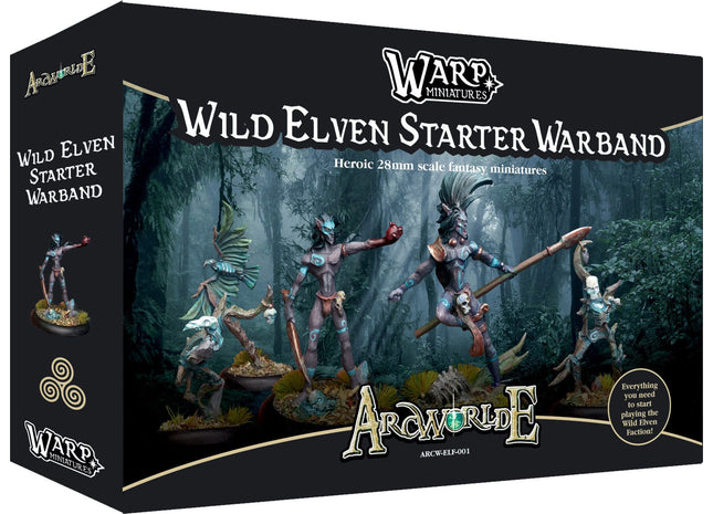 Gamers Guild AZ Warp Miniatures ArcWorlde 2E: Starter Warband - Wild Elven (Metal) (Pre-Order) Southern Hobby