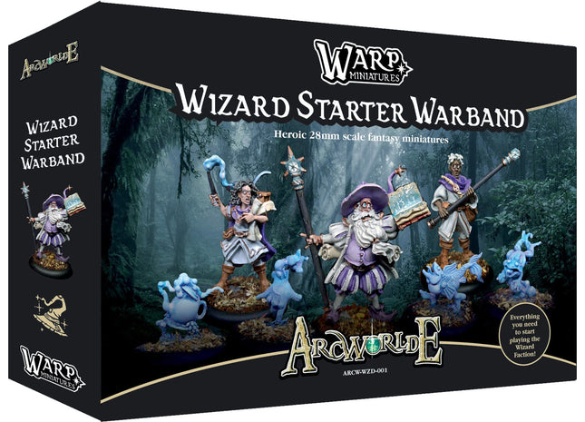 Gamers Guild AZ Warp Miniatures ArcWorlde 2E: Starter Warband - Wizards (Metal) (Pre-Order) Southern Hobby