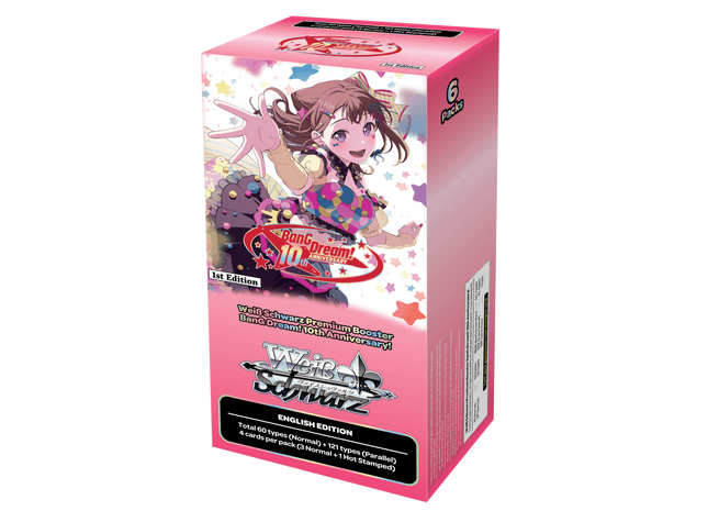 Gamers Guild AZ Weiss Schwarz Weiss Schwarz: BanG Dream! 10th Anniversary! - Display Box (Pre-Order) YY Card World