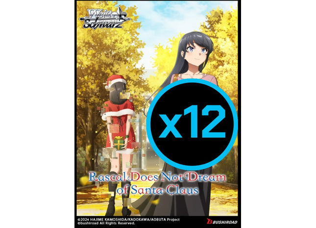 Gamers Guild AZ Weiss Schwarz Weiss Schwarz: Rascal Does Not Dream of Santa Claus Display Case (Pre-Order) YY Card World