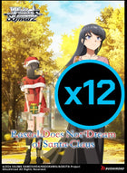 Gamers Guild AZ Weiss Schwarz Weiss Schwarz: Rascal Does Not Dream of Santa Claus Display Case (Pre-Order) YY Card World