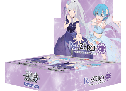 Gamers Guild AZ Weiss Schwarz Weiss Schwarz: Re:Zero - Starting Life in Another World Vol.3 Display Box (Pre-Order) YY Card World