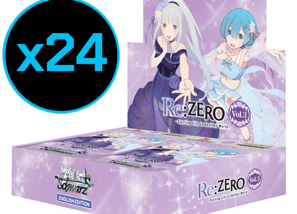 Gamers Guild AZ Weiss Schwarz Weiss Schwarz: Re:Zero - Starting Life in Another World Vol.3 Display Case (Pre-Order) YY Card World