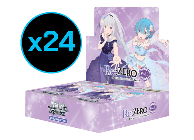 Gamers Guild AZ Weiss Schwarz Weiss Schwarz: Re:Zero - Starting Life in Another World Vol.3 Display Case (Pre-Order) YY Card World