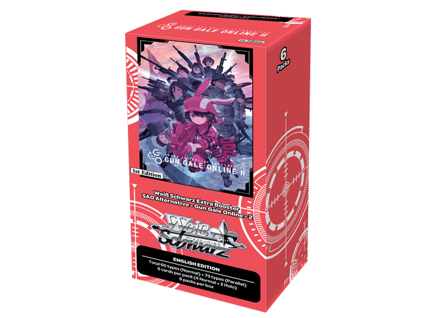 Gamers Guild AZ Weiss Schwarz Weiss Schwarz: Sword Art Online Alternative - Gun Gale Online 2 Extra Booster Display Discontinue