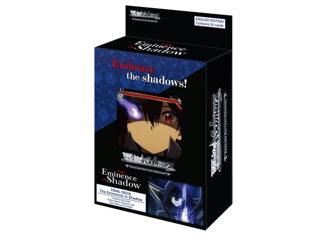 Gamers Guild AZ Weiss Schwarz Weiss Schwarz: The Eminence in Shadow Trial Deck (Pre-Order) YY Card World