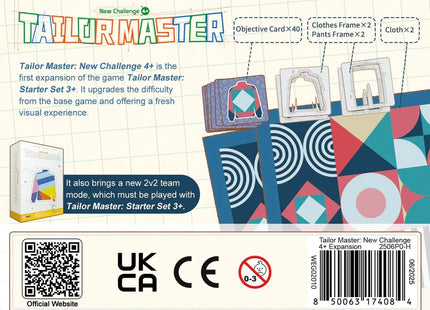 Gamers Guild AZ Whales Entertainment Tailor Master: New Challenge 4+ (Pre-Order) Quartermaster Direct