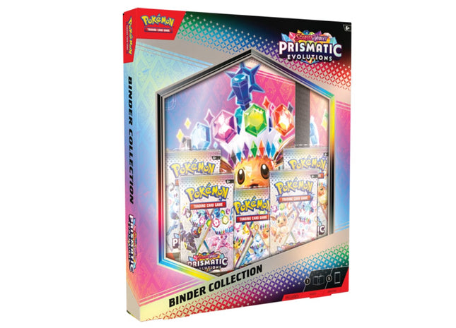 Gamers Guild AZ Wholesale Pokemon TCG: Scarlet and Violet - Prismatic Evolutions Binder Collection  - Street Date: 01/17/2025 - ORDER DUE BY: 12/02/2024 - Price: $25.49 Pokemon