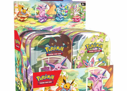 Gamers Guild AZ Wholesale Pokemon TCG: Scarlet and Violet - Prismatic Evolutions Mini Tin Display (Pack of 8) - Street Date: 02/07/2025 - ORDER DUE BY: 12/02/2024 - Price: $67.93 Pokemon