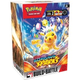 Gamers Guild AZ Wholesale Pokemon TCG: SV08 - Surging Sparks - Build and Battle Box - Street Date: 11/22/2024 - ORDER DUE BY: 10/23/2024 Price: $16.18 Pokemon