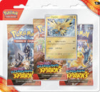Gamers Guild AZ Wholesale Pokemon TCG: SV08 - Surging Sparks - Three-Booster Blister [Zapdos]- Street Date: 11/08/2024 - ORDER DUE BY: 10/23/2024 Price: $9.76 Pokemon