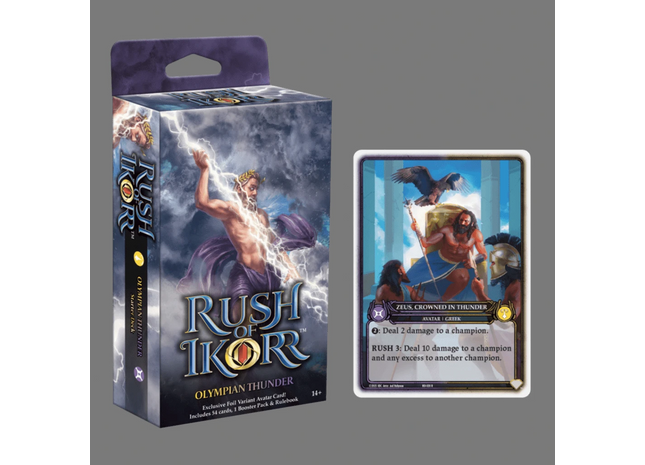 Gamers Guild AZ Wholesale Rush of Ikorr: Olympian Thunder Starter Deck (Pre-Order) Southern Hobby