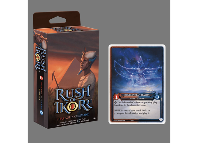 Gamers Guild AZ Wholesale Rush of Ikorr: Pharoah's Command Starter Deck (Pre-Order) Southern Hobby