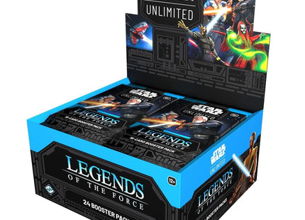 Gamers Guild AZ Wholesale Star Wars: Unlimited - Legends of the Force - Booster Display (Pre-Order) STREET DATE: 07/04/2025 - PRICE: $80.89 - Due By - 05/10/2025 Asmodee