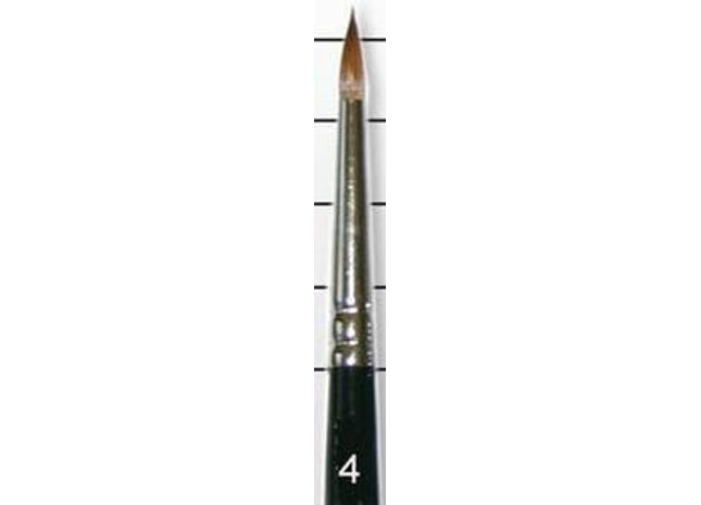 Gamers Guild AZ Winsor & Newton Winsor & Newton Series 7 Kolinsky Sable: Miniatures Round Brush #4 Golden Distribution International