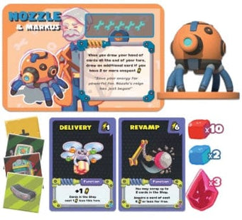Gamers Guild AZ Wise Wizard Games Robot Quest Arena: Nozzle & Markus Pack Expansion (Pre-Order) AGD