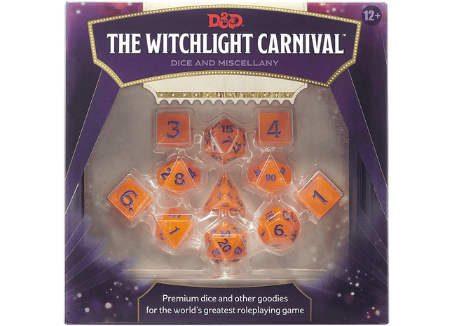 Gamers Guild AZ Wizards of the Coast D&D Witchlight Carnival Dice Set AGD