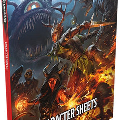 Gamers Guild AZ Wizards of the Coast Dungeons & Dragons RPG: Character Sheets (2024) (Pre-Order) AGD