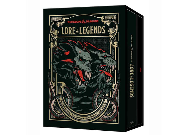 Gamers Guild AZ Wizards of the Coast Dungeons & Dragons RPG: Lore And Legends: Special Edition Boxed Book And Ephemera Set Hardcover AGD