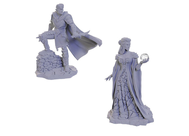Gamers Guild AZ WizKids Critical Role: Unpainted Miniatures: W5 Xhorhasian Mage & Xhorhasian Prowler GTS