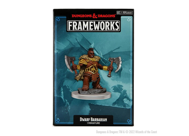 Gamers Guild AZ WizKids D&D Frameworks - Dwarf Barbarian (Female) GTS