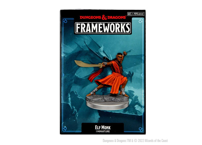 Gamers Guild AZ WizKids D&D Frameworks - Elf Monk (Male) GTS