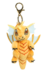 Gamers Guild AZ WizKids Dungeons And Dragons: 3-Inch Plush Charms: Gem Wyrmlings - Topaz AGD