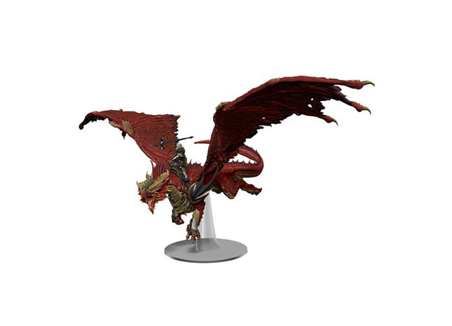 Gamers Guild AZ WizKids Dungeons And Dragons: Icons Of The Realms Miniatures Set 25: Dragonlance Shadow Of The Dragon: Kansaldi On Red Dragon Premium Figure GTS