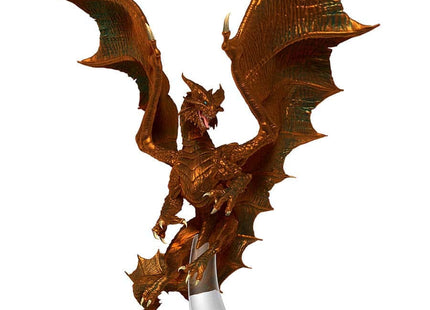 Gamers Guild AZ WizKids Dungeons And Dragons Miniatures: Icons Of The Realms: Adult Copper Dragon Premium Figure GTS