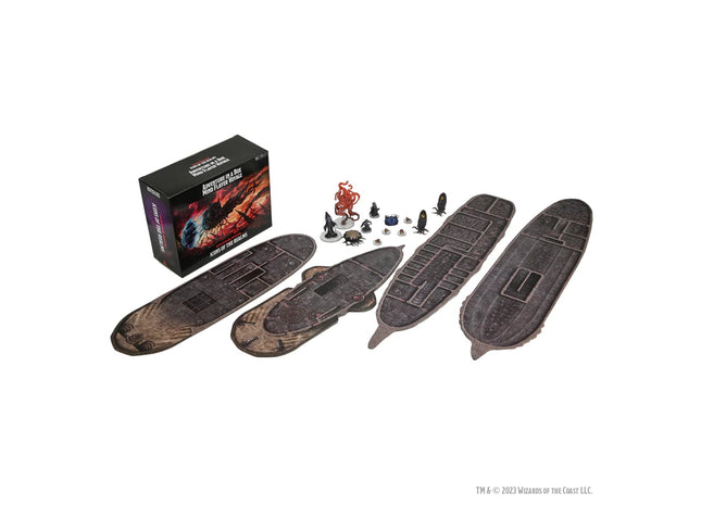 Gamers Guild AZ WizKids Dungeons And Dragons Miniatures: Icons Of The Realms: Adventure In A Box: Mindflayer Voyage GTS