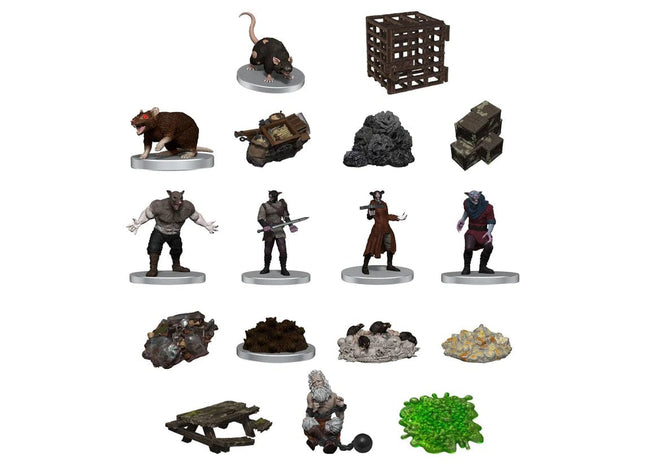 Gamers Guild AZ WizKids Dungeons And Dragons Miniatures: Icons Of The Realms: Adventure In A Box: Wererat Den GTS