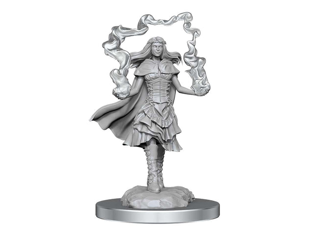 Gamers Guild AZ WizKids Dungeons And Dragons Nolzur's Marvelous Miniatures: W21 Dark Spellcaster And Flameskulls GTS