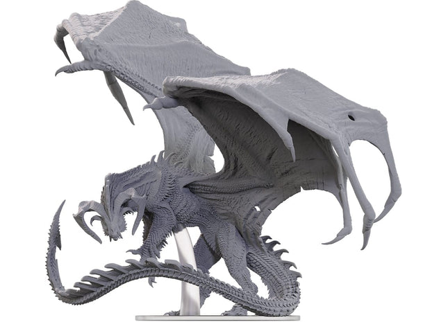 Gamers Guild AZ WizKids Dungeons & Dragons: Nolzur's Marvelous Unpainted Miniatures - Adult Black Dragon (Pre-Order) AGD