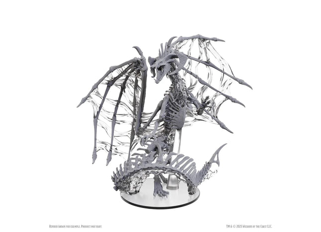 Gamers Guild AZ WizKids Dungeons & Dragons: Nolzur's Marvelous Unpainted Miniatures - Black Dracolich Boxed Miniature (Pre-Order) AGD