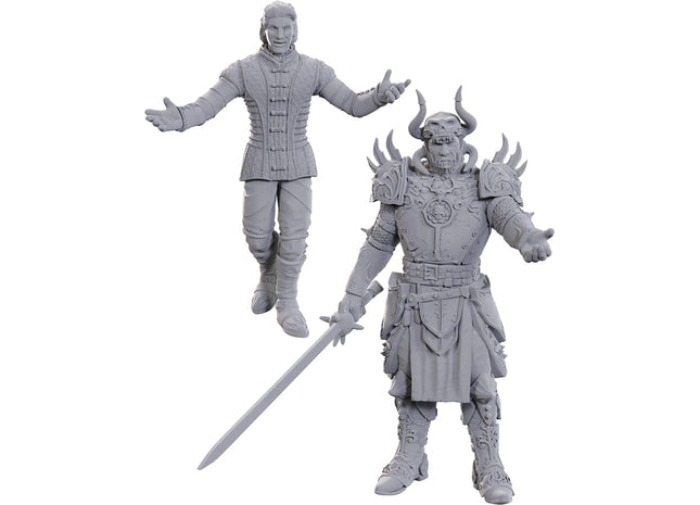 Gamers Guild AZ WizKids Dungeons & Dragons: Nolzur's Marvelous Unpainted Miniatures - Special BG3 Edition: Sarevok Anchev & Raphael (Pre-Order) AGD