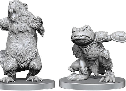Gamers Guild AZ WizKids Pathfinder Battles Deep Cuts: Boggard Scout & Castoroides Miniature (Pre-Order) AGD