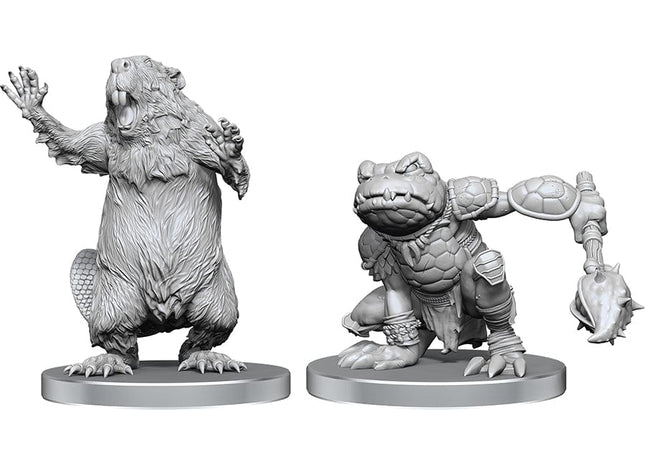 Gamers Guild AZ WizKids Pathfinder Battles Deep Cuts: Boggard Scout & Castoroides Miniature (Pre-Order) AGD