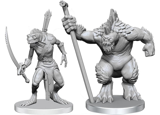 Gamers Guild AZ WizKids Pathfinder Battles Deep Cuts: Xulgath Skirmisher & Stoneliege (Pre-Order) AGD