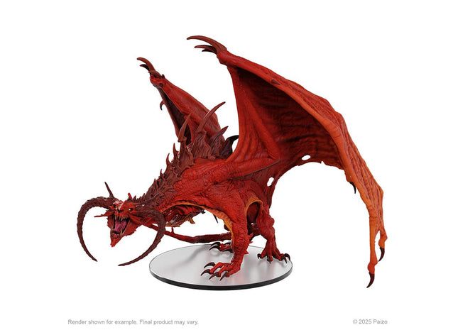Gamers Guild AZ WizKids Pathfinder Battles Miniatures: Set 27 Planar Perils: Diabolic Dragon Boxed Miniature (Pre-Order) GTS