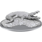 Gamers Guild AZ WizKids Wizkids Deep Cuts Unpainted Miniatures: W21 Giant Crocodile GTS