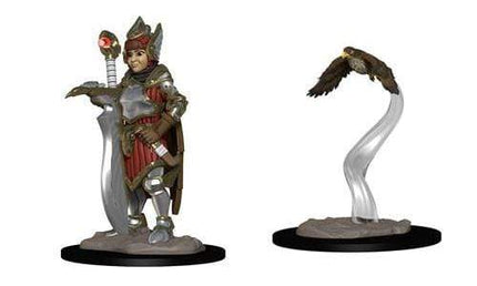 Gamers Guild AZ WizKids WZK73315 Wizkids Minis: Wardlings- Girl Fighter & Hunting Falcon Southern Hobby