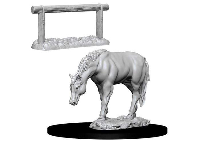 Gamers Guild AZ WizKids WZK73862 Wizkids Minis: Deep Cuts Wave 10- Horse & Hitch Southern Hobby