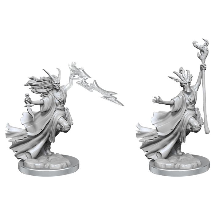 D&D NOLZUR'S MARVELOUS Miniatures: Female Tiefling Warlock (6 Units D&D NOLZUR'S MARVELOUS Miniatures: Female Tiefling Warlock (6 Units