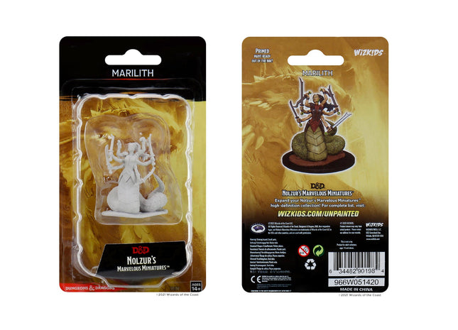 Gamers Guild AZ WizKids WZK90198 D&D Nolzur's Marvelous Miniatures: Marilith AGD